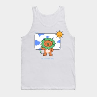 Cute Animal Cartoon Drawing Tank Top